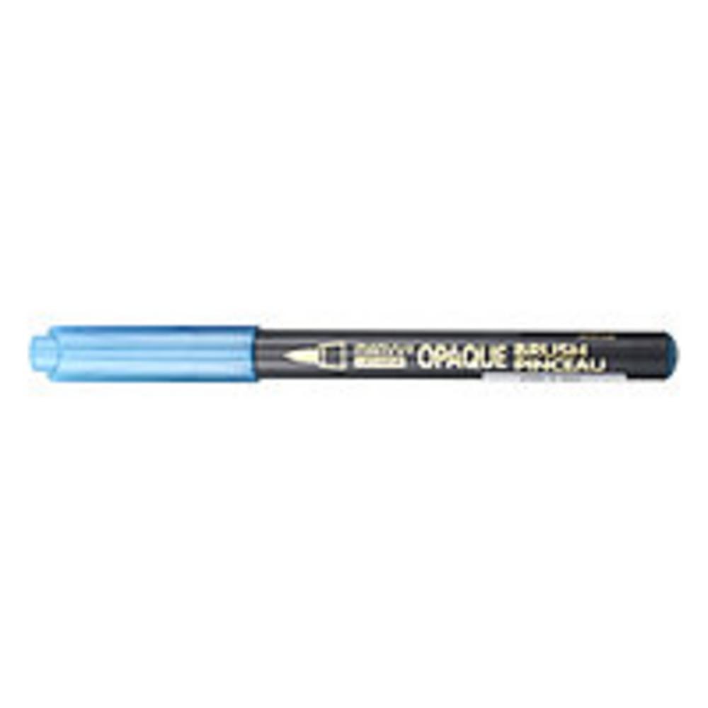 Uchida, Brush Marker, Art & School, Opaque, Metallic, 748379, Metallic Blue